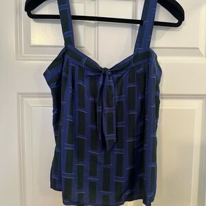 Anthropologie Blue and Dark green Camisole